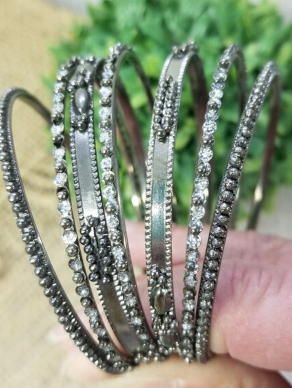 7 Bangle Bracelets Set